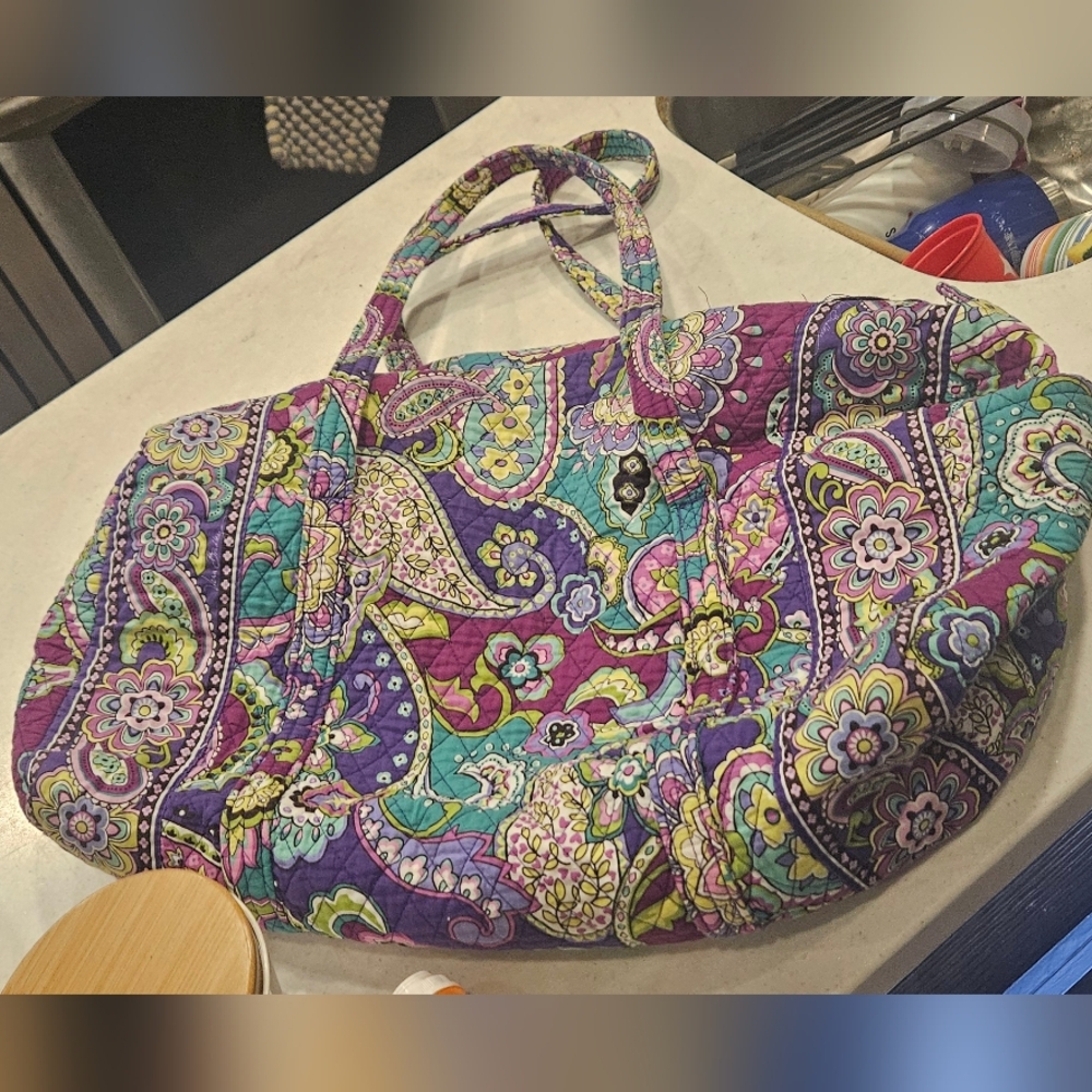Vera Bradley Multicolor Paisley Tote Bag